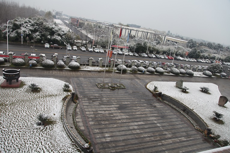 一場雪，才知道您有多美！